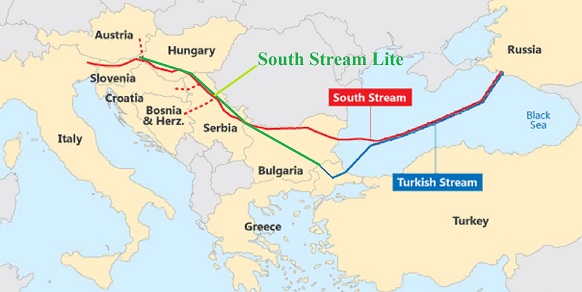 South Stream Lite повторяет маршрут МГП Южный поток